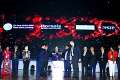 Nghi thức khai mạc Diễn đàn Hợp tác Kinh tế châu Á Horasis 2018. (Ảnh: Nguyễn Văn Việt/TTXVN)