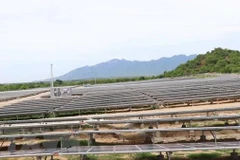 Nhà máy điện Mặt Trời Phước Hữu-Điện lực 1 ở Ninh Thuận. (Nguồn: TTXVN)