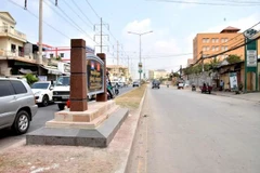Đại lộ Hữu nghị Phnom Penh-Hà Nội. (Ảnh: Danh Chanh Đa/Vietnam+)