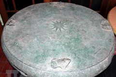 Trống đồng Đông Sơn. (Ảnh: Trung Sơn/TTXVN)