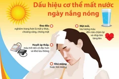 [Infographics] Dấu hiệu cơ thể bị mất nước trong ngày nắng nóng