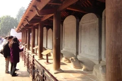 Bia Tiến sỹ Văn Miếu-Quốc Tử Giám. (Nguồn: Vietnam+)