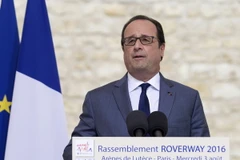 Tổng thống Pháp Francois Hollande. (Nguồn: EPA/TTXVN)