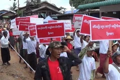 Người dân Myanmar phản đối khai thác mỏ đồng liên doanh với Trung Quốc