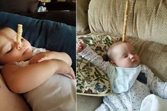 Mê mẩn với trào lưu của ông bố đem con ra làm "đồ chơi"