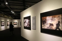 Buổi triển lãm các tác phẩm đoạt giải. (Nguồn: THX/TTXVN)