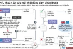 Lần đầu áp dụng điều 50 của Hiệp ước Lisbon vào Brexit
