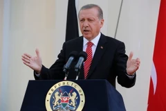 Tổng thống Thổ Nhĩ Kỳ Recep Tayyip Erdogan. (Nguồn: EPA/TTXVN)