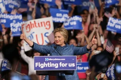  Cựu Ngoại trưởng Mỹ Hillary Clinton. (Nguồn: AFP/TTXVN)