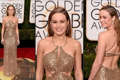 Chiếc váy lấp lánh đầy khêu gợi của Brie Larson từng nằm trong bộ sưu tập của Calvin Klein.