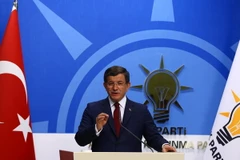 Thủ tướng Thổ Nhĩ Kỳ Ahmet Davutoglu. (Nguồn: AFP/TTXVN)