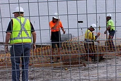 Công trường nơi phát hiện kho tiền vàng cổ. (Nguồn: Internet)