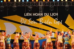 Lễ khai mạc Liên hoan du lịch "Đồ Sơn-Biển gọi 2009." (Ảnh: Quốc Khánh/TTXVN)