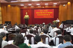 Hội nghị triển khai kế hoạch tiếp tục lấy ý kiến nhân dân về Dự thảo sửa đổi Hiến pháp tại Thái Bình. (Nguồn: sotuphap.thaibinh.gov.vn)