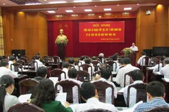 Hội nghị triển khai kế hoạch tiếp tục lấy ý kiến nhân dân về Dự thảo sửa đổi Hiến pháp tại Thái Bình. (Nguồn: sotuphap.thaibinh.gov.vn)