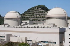 Lò phản ứng số 3 và số 4 của nhà máy điện hạt nhân Ohi. (Nguồn: AFP/TTXVN)