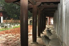 Bia tiến sỹ ở Văn Miếu. (Ảnh: Nhật Anh/TTXVN)