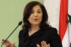 Cố vấn của Tổng thống Syria Buthaina Shaaban. (Nguồn: AFP/TTXVN)
