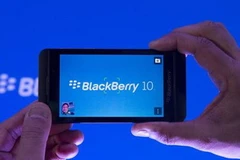 Mẫu smartphone BlackBerry 10. (Nguồn: The Canadian Press)