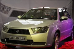 Mẫu xe Dena do Iran tự sản xuất. (Nguồn: Reuters)