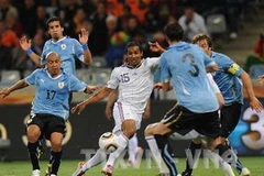 Trận Pháp-Uruguay hòa 0-0. (Nguồn: AFP/TTXVN)