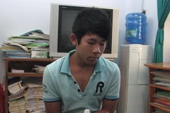 Lê Trung Hiếu đang giải trình vụ việc. (Ảnh: Quang Đức/Vietnam+)