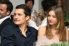 Orlando Bloom và Miranda Kerr. (Nguồn: Internet)