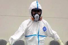 Áo giáp của lính chì Fukushima 1. (Nguồn: Internet)