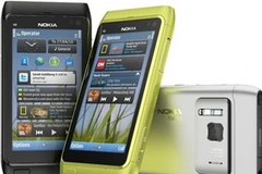 Mẫu điện thoại N8 chạy hệ điều hành Symbian của Nokia. (Nguồn: Internet)