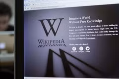 Wikipedia đã đóng cửa phiên bản tiếng Anh trong vòng 24 tiếng. (Nguồn: Reuters)
