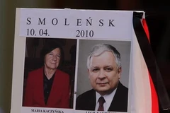 Di ảnh của cố Tổng thống Ba Lan Lech Kaczinski và phu nhân. (Nguồn: Getty Images)
