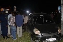 Hiện trường sau vụ tấn công sát hại tu sỹ Hồi giáo tối 3/10. (Nguồn: AFP/TTXVN)