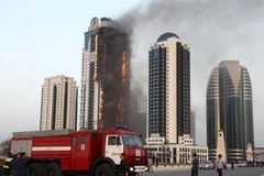 Hiện trường vụ cháy. (Nguồn: Reuters)