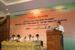 Quang cảnh buổi tọa đàm. (Ảnh: Anh Quân/Vietnam+) 