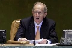 Chủ tịch Đại hội đồng Liên hợp quốc khoá 65, ông Joseph Deiss. (Nguồn: AP)