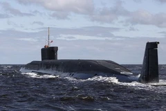 Tàu ngầm nguyên tử Yuri Dolgorukyi. (Nguồn: RIA Novosti)