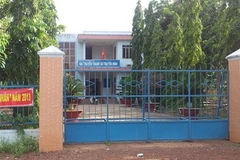 Đài Phát thanh-Truyền hình huyện Đồng Phú bị kẻ gian đột nhập. (Ảnh: Đậu Tất Thành/Vietnam+) 