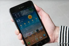 Hình ảnh được cho là của Galaxy Note II. (Nguồn: CNET)