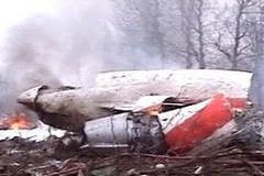 Hiện trường vụ tai nạn máy bay khiến Tổng thống Ba Lan thiệt mạng. (Nguồn: Reuters)