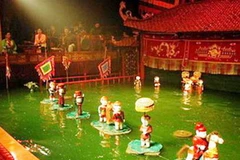 Múa rối nước. (Nguồn: Internet)