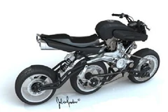 Chiếc xe ba bánh sắp được trình làng. (Nguồn: Internet)