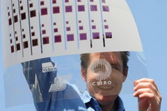 Các tấm pin polymer Mặt Trời. (Nguồn: invest.vic.gov.au)