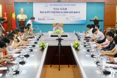 Quang cảnh buổi tọa đàm. (Ảnh: Thế Duyệt/TTXVN)