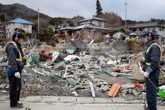 Nhật Bản thiệt hại nặng nề sau trận động đất-sóng thần hôm 10/3. (Nguồn: AFP/TTXVN)