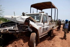 Hiện trường vụ nổ súng. (Nguồn: AFP)