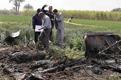 Hiện trường vụ tai nạn. (Nguồn: AFP)