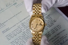 Chiếc đồng hồ Rolex của cựu Thủ tướng Konrad Adenauer. (Nguồn: Keystonne)