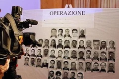 Danh sách các tên tội phạm thuộc băng Ndrangheta. (Nguồn: Internet)