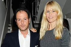 Siêu mẫu Claudia Schiffer và chồng. (Nguồn: TT&VH)