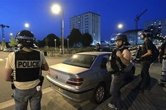 Cảnh sát được tăng cường tại thị trấn Trappes. (Nguồn: AFP/Getty) 